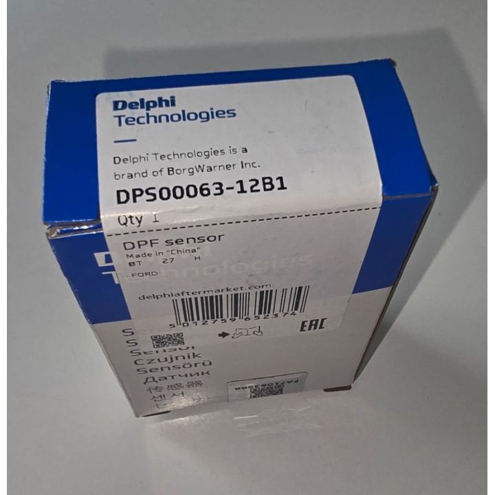 DPF Sensör Ford, Ecosport, Fiesta, Focus, Kuga, Mondeo, Puma - Delphi DPS00063-12B1
