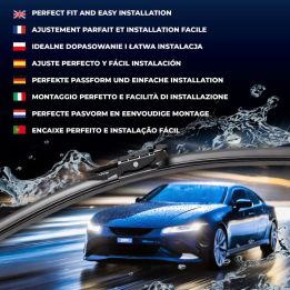 Silecek Süpürgesi Seti Silencio X-TRM Flat Blade 500+500 MM BMW 1 Serisi İçin - VALEO 574342