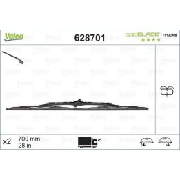 Silecek Süpürgesi Opti Blade (Tekli) 700 MM Su Fıskiyeli - VALEO 628701