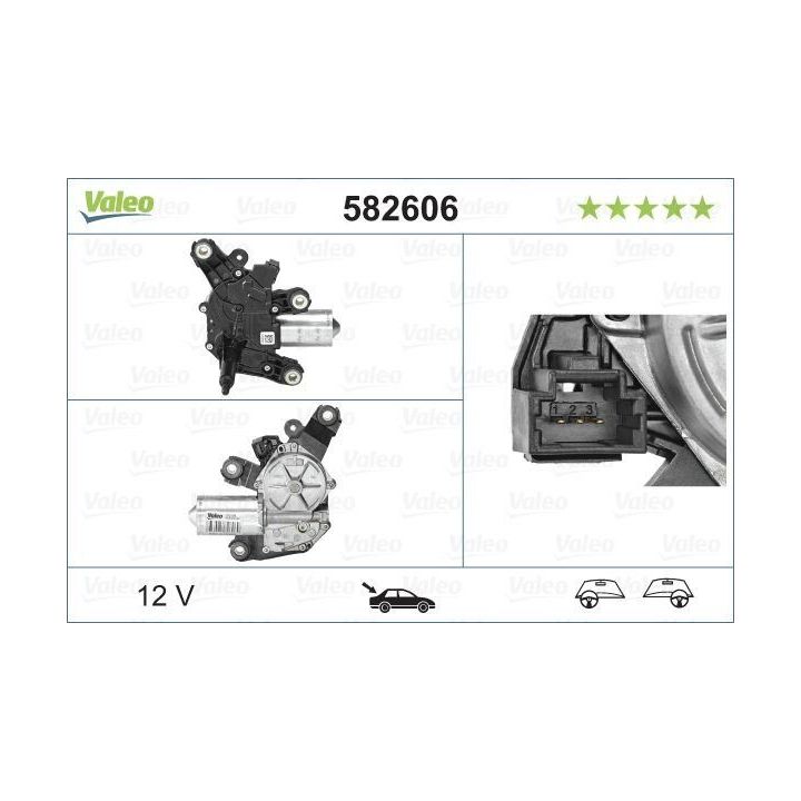 Arka Silecek Motoru Dacia Lodgy İçin (2012-) - VALEO 582606