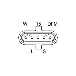 Alternatör 24V 100 Amp Scania P.G.R.T. Serisi İçin (2004-) - BOSCH 1986A00968