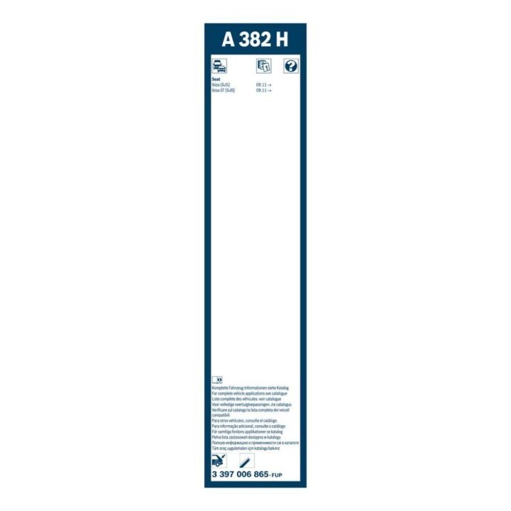 Arka Cam Sileceği Aerotwin 380mm Seat Ibiza (2009-) - Bosch 3397006865