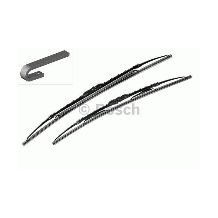 Twin Spoilerli Ön Cam Silecek Takımı 530/500 mm BMW E36 Mondeo Carisma Primera - Bosch 3397118404