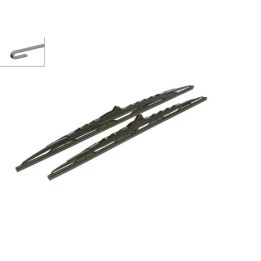 Ön Cam Silecek Takımı Twin Spoiler 650/600 MM Mercedes A Serisi 168 Kasa Vaneo 414 Kasa İçin (1997-) - Bosch 3397118327