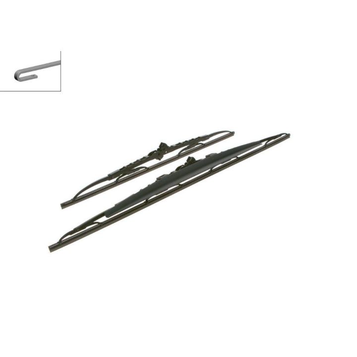 Twin Rüzgarlıklı Silecek Seti 700/500 MM Fiat Scudo Peugeot Expert Citroen Jumpy İçin (2007-) - Bosch 3397010301
