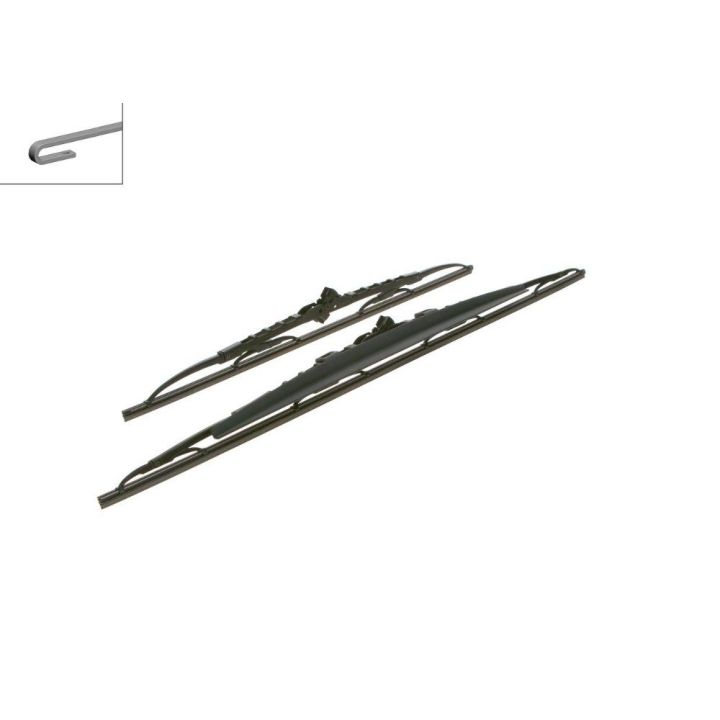 Twin Rüzgarlıklı Silecek Seti 700/500 MM Fiat Scudo Peugeot Expert Citroen Jumpy İçin (2007-) - Bosch 3397010301