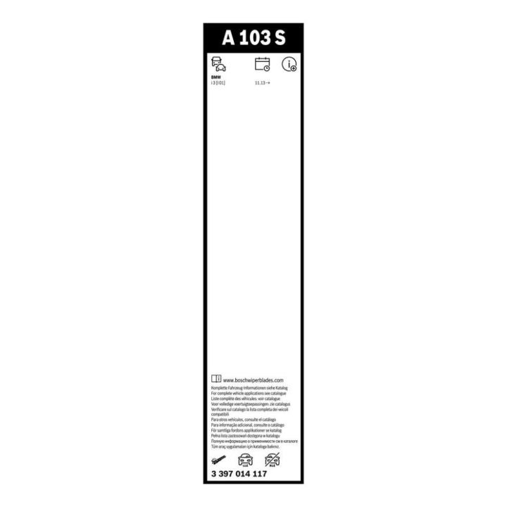 Aerotwin Silecek Seti BMW i3 Uyumlu 750mm / 530mm - BOSCH 3397014117