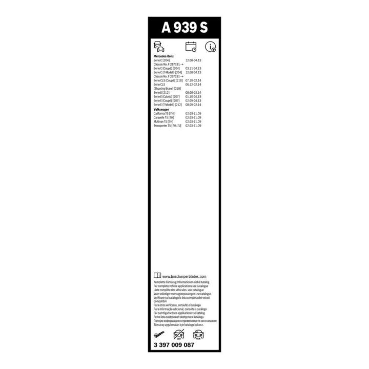Ön Silecek Seti Aerotwin 600mm / 600mm - BOSCH 3397009087