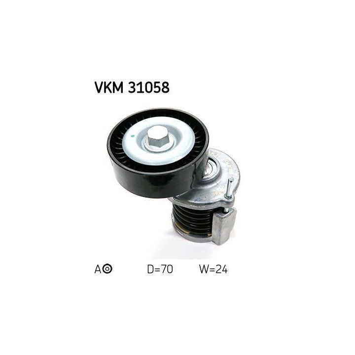 V Kayışı Gergi Kasnağı VW Amarok Caddy Passat CC Jetta Polo Tiguan Touareg Audi A4 A5 A6 (2003-2006) - SKF VKM31058