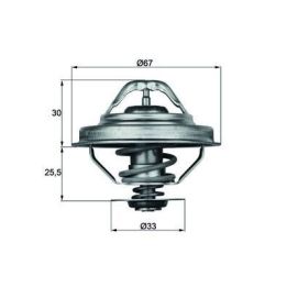 Termostat 88 ºC BMW M50 M52 E30 E34 E36 - MAHLE TX2888D