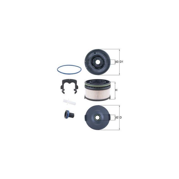 Yakıt Filtresi Mercedes OM654 W205 W213 W222 W223 V167 C253 W447 B907 B910 İçin - MAHLE KX568KIT