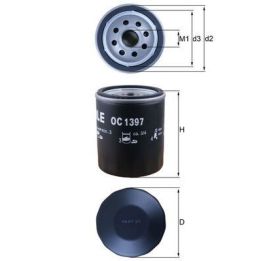 Yağ Filtresi Boxer Jumper Vivaro Zafira Life Peugeot 308 508 3008 5008 İçin - MAHLE OC1397