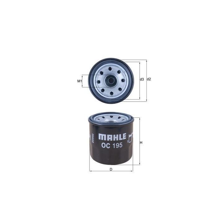 Hyundai Atos Ve Nissan Almera Ii 1.8-2.0 Yağ Filtresi (1998-2002) - MAHLE OC195