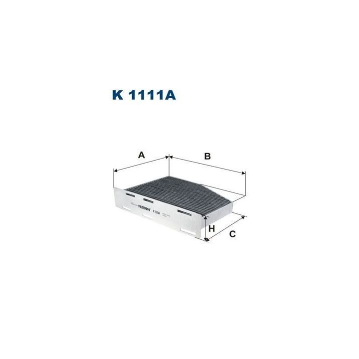 Karbonlu Kabin Polen Filtresi VW Golf V Passat Caddy III Audi A3 Seat Altea Skoda Octavia İçin (2004-) - FILTRON K1111A