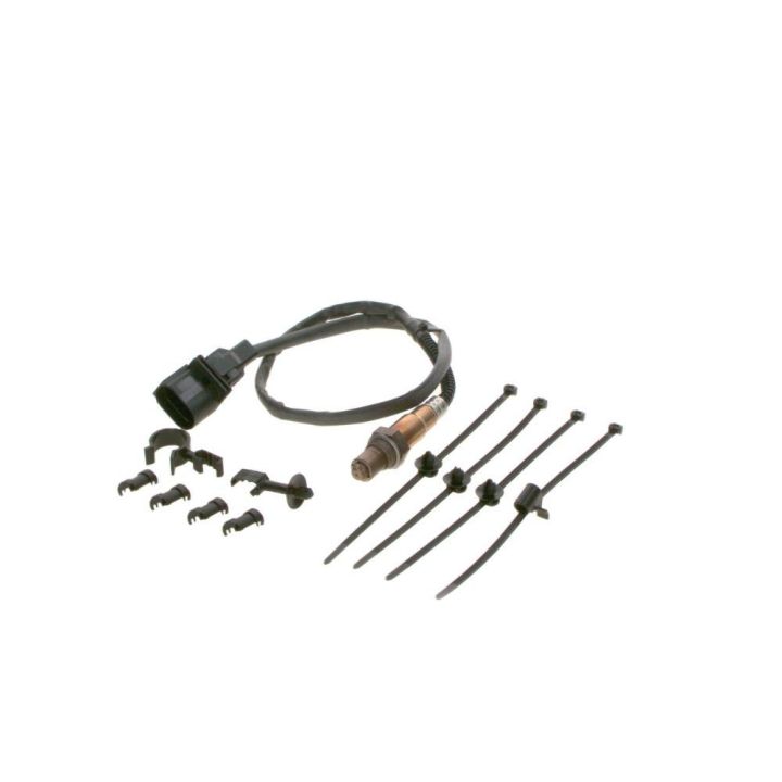 Oksijen Lambda Sensörü (5 Kutuplu 750mm) Audi A3 A4 A6 TT Seat Leon Toledo İçin (1999-2009) - BOSCH 0258007353