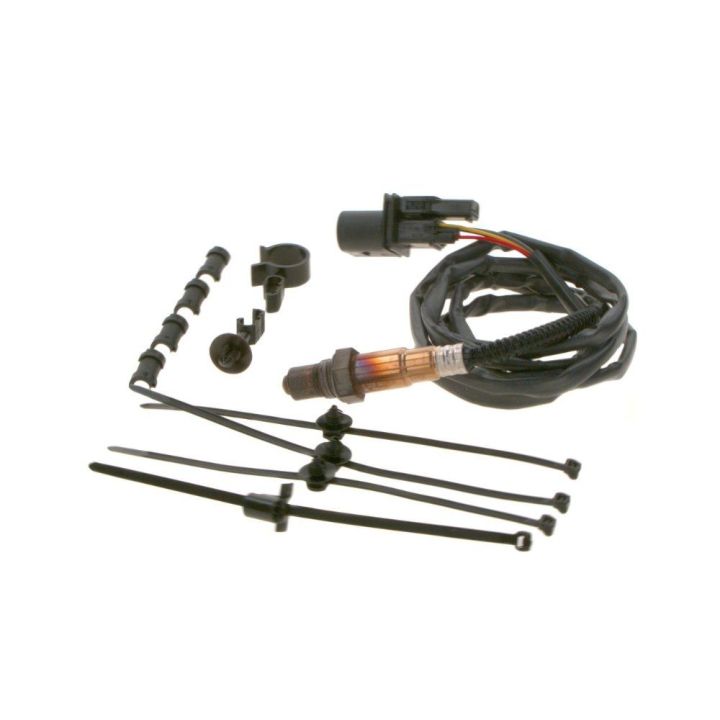 Oksijen Lambda Sensörü AQN (5 Kutuplu 1720mm) VW Bora Beetle Golf V Audi A8 Q7 İçin (2000-) - BOSCH 0258007361