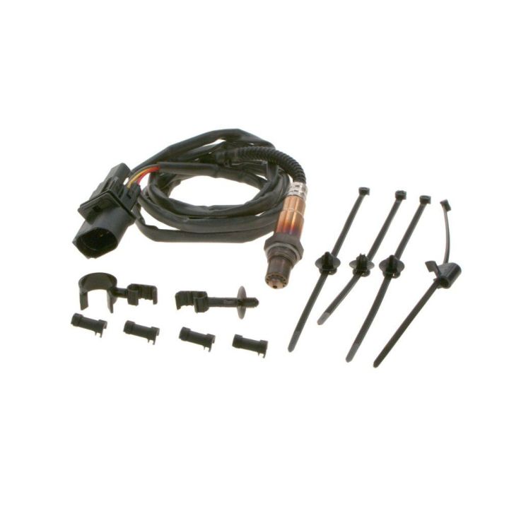Oksijen Lambda Sensörü AQN (5 Kutuplu 1720mm) VW Bora Beetle Golf V Audi A8 Q7 İçin (2000-) - BOSCH 0258007361