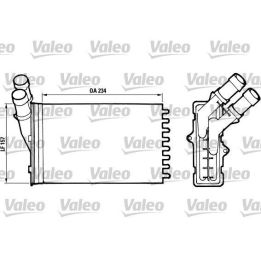 Kalorifer Radyatörü Citroen Berlingo 1.4-1.6-1.8 Peugeot 306 Partner İçin (2000-) - VALEO 812005