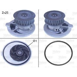 Su Pompası Opel Astra F 1.6-1.8 Vectra A 1.6-1.8 İçin (1994-1998) - VALEO 506310