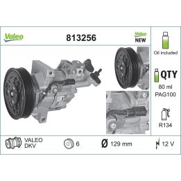 VALEO 813256 Klima Kompresörü Logan - Sandero - Lodgy - Duster Renault Fluence 1.5 Dci K9K (2008 - +)