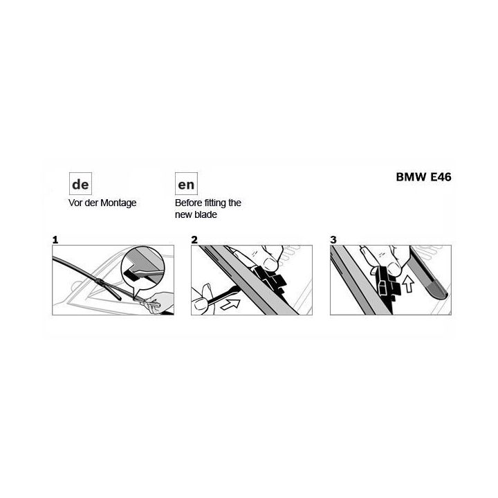 Ön Silecek Süpürgesi Seti Aerotwin 550/475 MM Ford Focus İçin (1998-) - BOSCH 3397118904