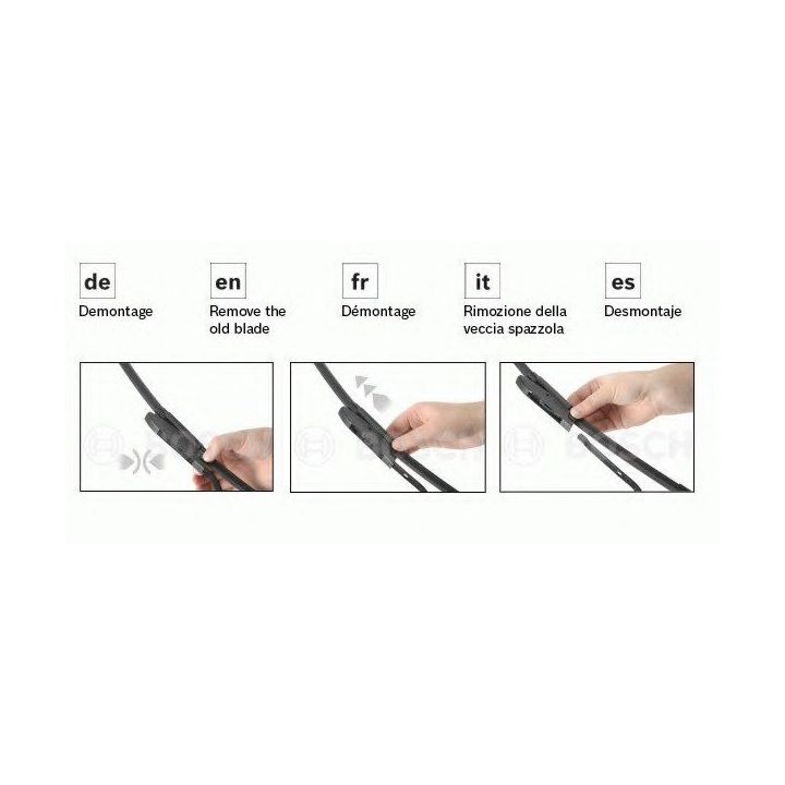 Silecek Süpürgesi Aerotwin Muz Tipi Takım 600-450mm Renault Megane II Megane IV İçin - Bosch 3397007115