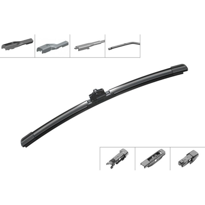 Muz Tipi Tek Silecek Süpürgesi Aerotwin Plus 340MM Ford Ka Fiat 500 I20 Mokka Clio IV Twingo İçin (2008-) - BOSCH 3397006941