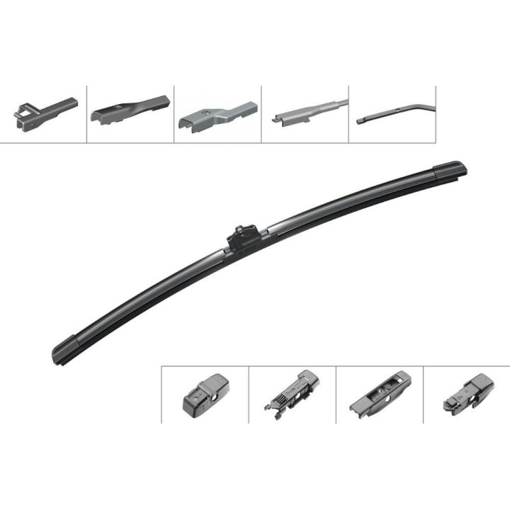 Muz Tipi Tek Silecek Süpürgesi Aerotwin Plus 425MM 4 Adaptör İle Çeşitli Araçlara Uyumlu - BOSCH 3397006944