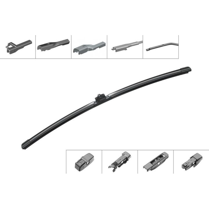 Muz Tipi Tek Silecek Süpürgesi Aerotwin Plus 530MM 4 Adaptör İle Çeşitli Araçlara Uyumlu - BOSCH 3397006948