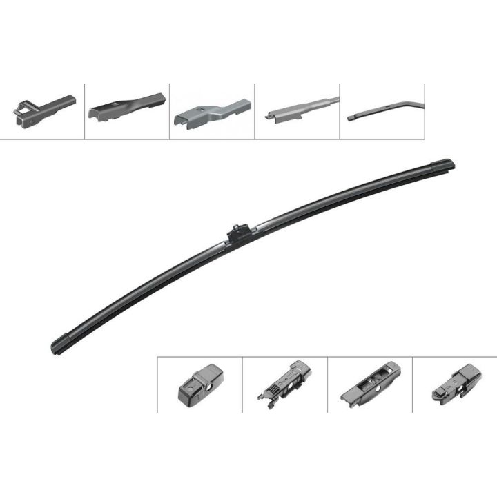 Silecek Süpürgesi Aerotwin Plus 575 MM Tekli 4 Adaptörlü Geniş Uyumlu Muz Tipi - BOSCH 3397006950