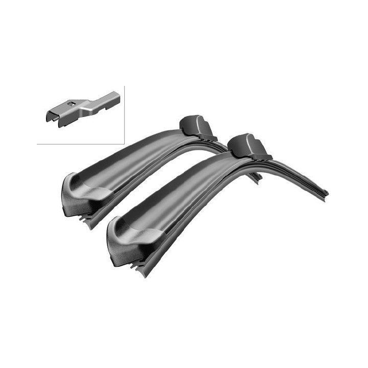 Silecek Süpürgesi AeroTwin Ön 600-530MM Takım VW Tiguan Range Rover Evoque İçin (2007-) - BOSCH 3397007430