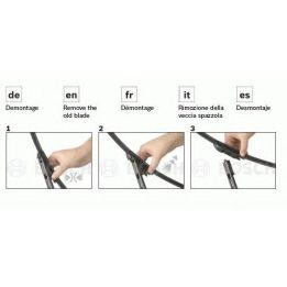 Silecek Süpürgesi AeroTwin Ön 600-575MM BMW E60 E61 E63 E64 İçin (2003-2010) - BOSCH 3397118955