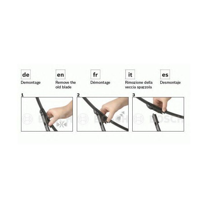 Silecek Süpürgesi AeroTwin Ön 600-575MM BMW E60 E61 E63 E64 İçin (2003-2010) - BOSCH 3397118955