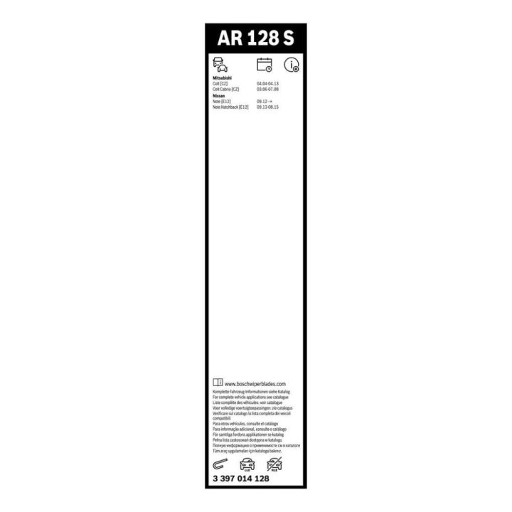 Bosch Aerotwin Silecek Seti 650-300MM Mitsubishi Colt Nissan Note İçin (2004-) - Bosch 3397014128