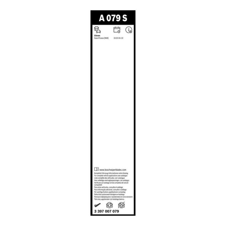 Aerotwin Silecek Seti 650/650 MM Citroen Xsara Picasso İçin (2000-2010) - BOSCH 3397007079
