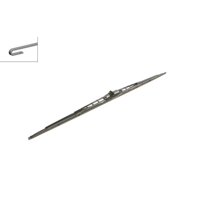 Fıskiyeli Twin Ön Silecek Süpürgesi 650mm Renault Premium Lander Kerax Volvo FE Serisi İçin (2000-) - BOSCH 3397011310