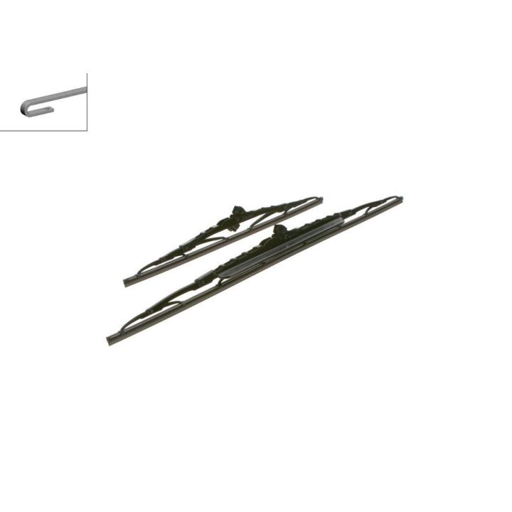 Twin Rüzgarlıklı Silecek Seti 600/400 Mm Scenic Rav4 ve Ypsilon İçin - Bosch 3397010297