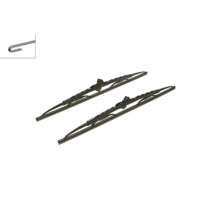 Ön Cam Silecek Takımı Twin 475/475 Mm Espero Lanos Fiesta Puma Civic Crv Prelude İçin (1987-) - Bosch 3397118540
