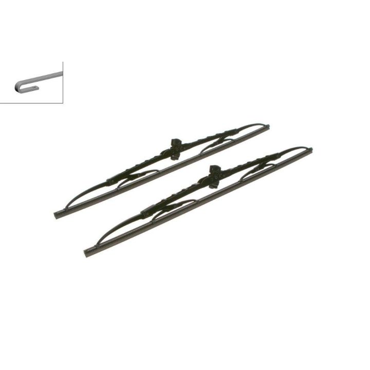 Twin Silecek Seti 530/530 Mm Clio II ve Samara İçin (1984-) - Bosch 3397118400
