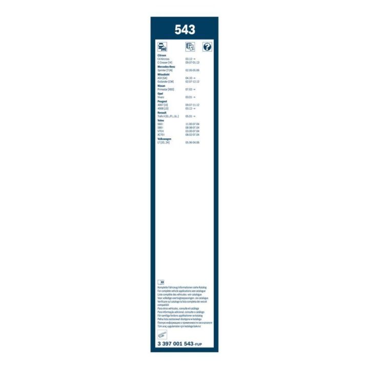 Twin Silecek Süpürgesi Takım 600/530 MM Mercedes Sprinter VW LT 35 İçin (1995-2006) - BOSCH 3397001543