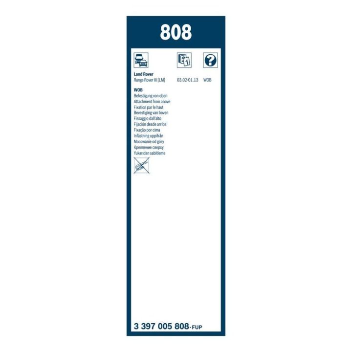Twin Silecek Seti 650/650 MM Range Rover III İçin (2002-2009) - BOSCH 3397005808