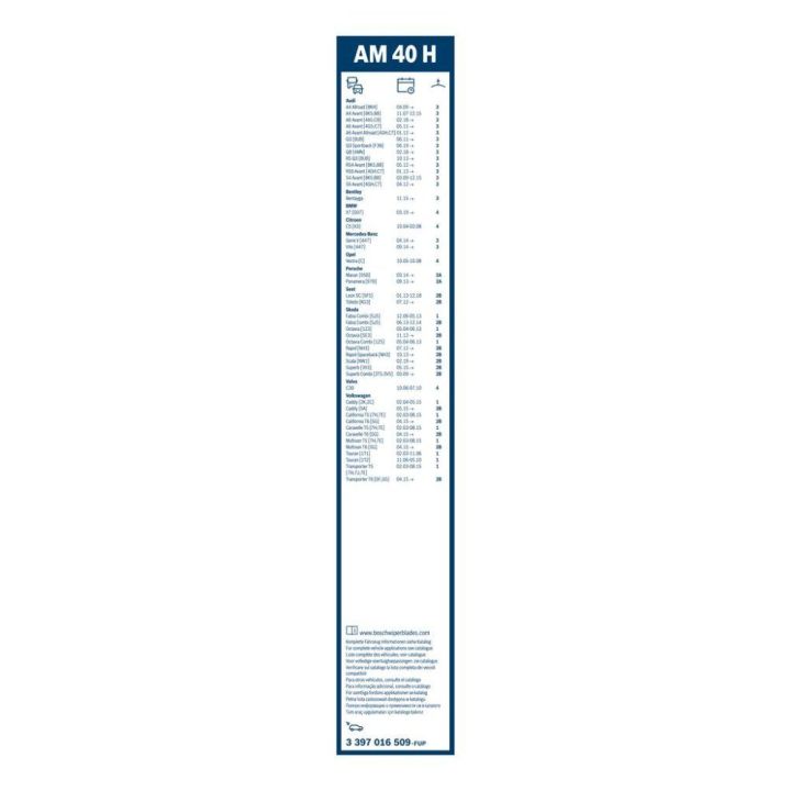 Silecek Süpürgesi Arka Tekli Aerotwin 400mm VW Caddy, MB Vito W447 İçin - BOSCH 3397016509