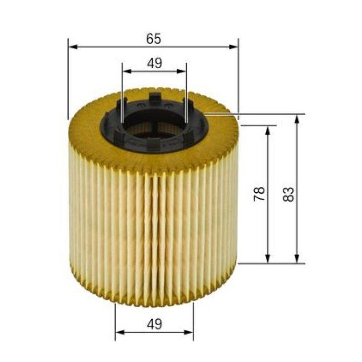 Yağ Filtresi Opel Fiat Citroen Peugeot 1.3 CDTI JTD HDI Motorlar İçin (2003-) - BOSCH 1457429256