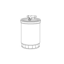 Dizel Yakıt Filtresi Mercedes Benz OM646 W203 W204 C219 W211 W221 W639 B906 Chrysler 300C Mitsubishi Colt 6 (2004-2012) - Bosch 