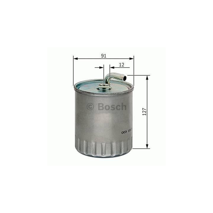 Mazot Yakıt Filtresi Mercedes OM611 W203 CL203 S203 C209 W463 Modelleri İçin - BOSCH 1457434416