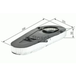 Hava Filtresi BMW F10 F07 F01 - BOSCH F026400365