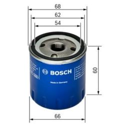 Renault Clio II III Ve Logan 1.2 16V Benzinli Yağ Filtresi (2003-) - BOSCH 0451104025