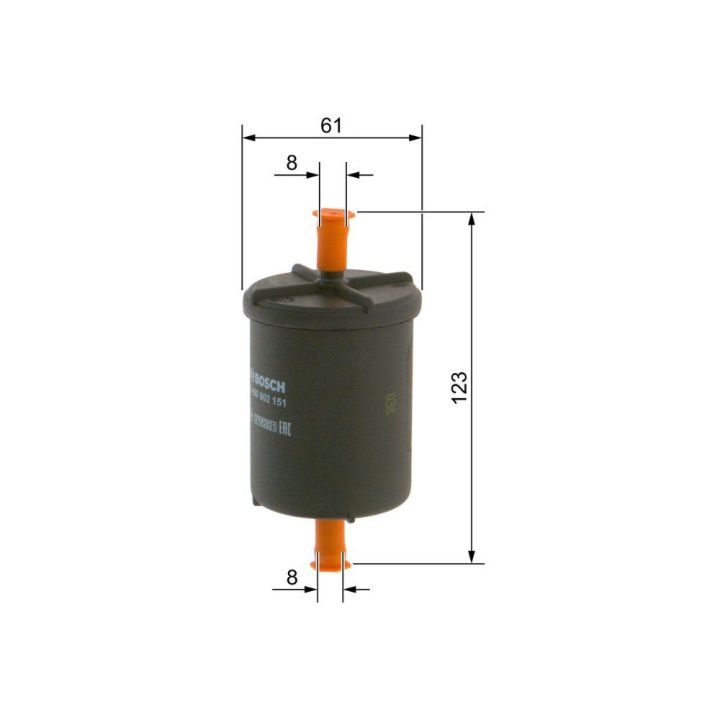 Benzin Yakıt Filtresi Enjeksiyonlu SLX Uno 70 R9 İçin - Bosch 0450902151