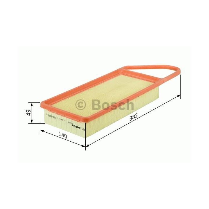 Hava Filtresi C1 C2 C3 Nemo Xsara P206 P207 P307 Bipper Fiesta Fusion 1.4 HDI/TDCI İçin (2005-) - Bosch 0986TF0097