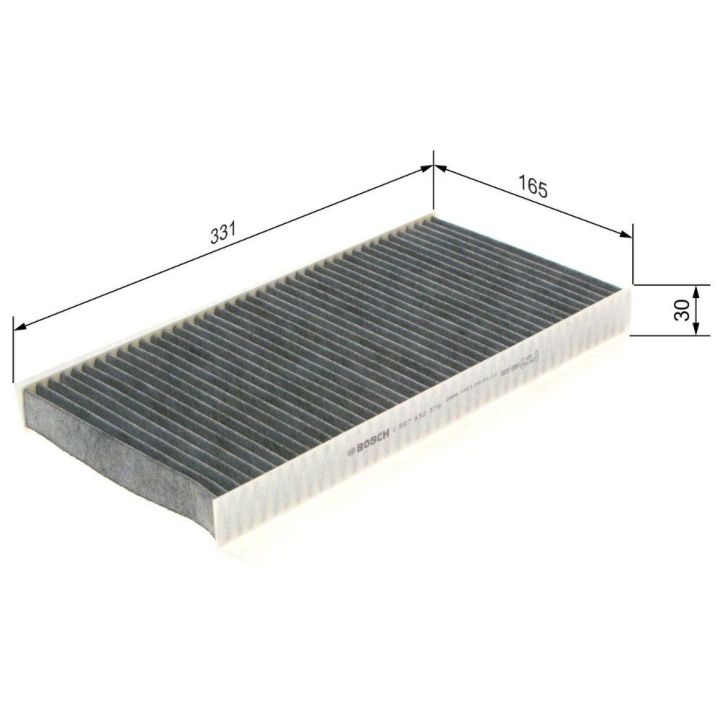 Karbonlu Polen Filtresi Opel Vectra C Corsa C Combo Tigra (2000-) - BOSCH 1987432376